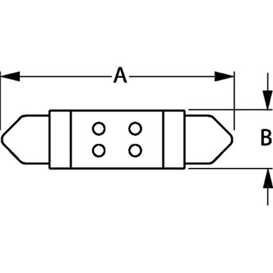 Купить Sea-dog line 354-4422321 Festoon Bulb 4 LED Серебристый  Silver 20W  7ft.ru в интернет магазине Семь Футов