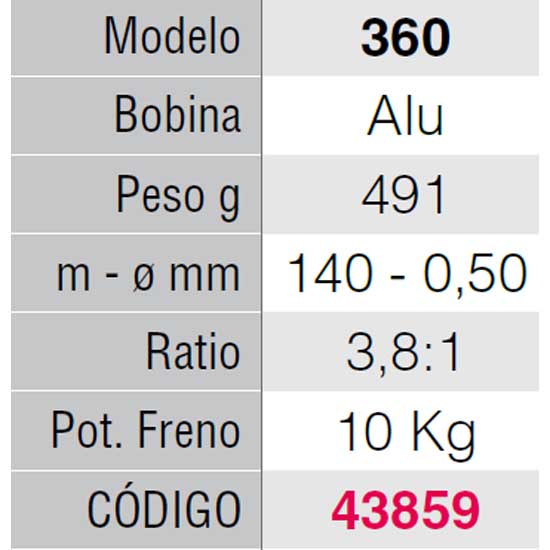 Купить Herculy 43859 Slow Спиннинговая Катушка Черный Black 360  7ft.ru в интернет магазине Семь Футов