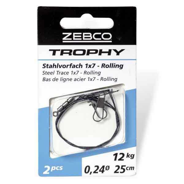 Купить Zebco 2372109 Trophy Steel Trace 1x7 Rolling Стальная Линия 9кг Черный Silver 40 cm  7ft.ru в интернет магазине Семь Футов