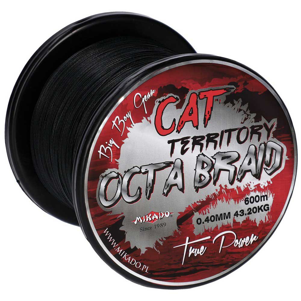 Купить Mikado Z40G-060 Cat Territory Octa Плетеная леска 600 м Зеленый Green 0.600 mm  7ft.ru в интернет магазине Семь Футов