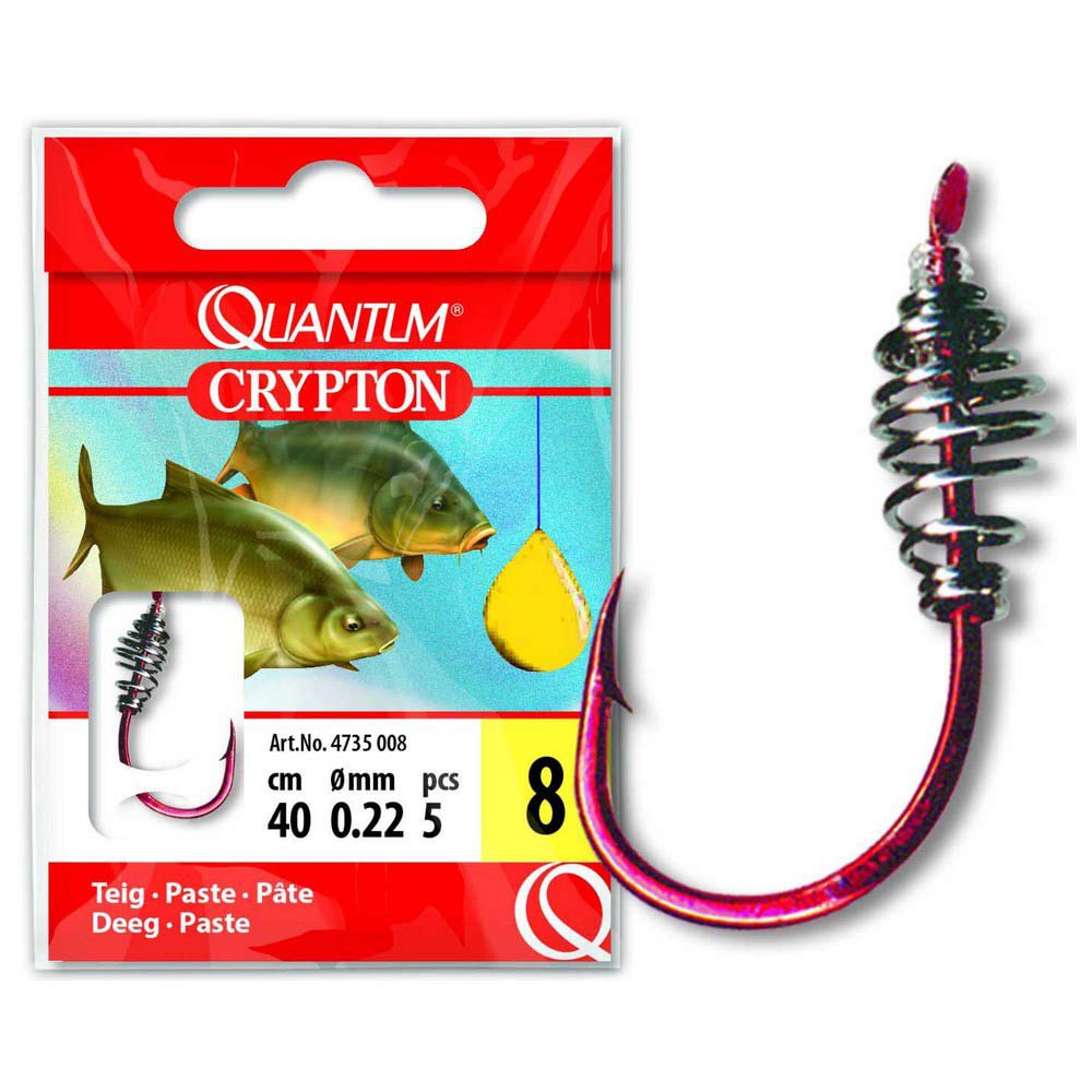 Купить Quantum fishing 4735006 Crypton Paste 0.220 Mm Связанные Крючки Черный Red 6  7ft.ru в интернет магазине Семь Футов