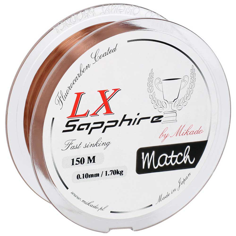 Купить Mikado ZLXM-012 LX Sapphire Match Мононить 150 м Коричневый Brown 0.120 mm  7ft.ru в интернет магазине Семь Футов