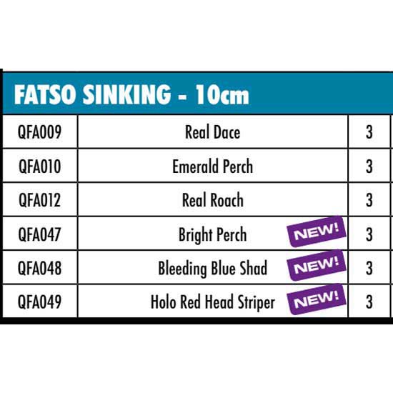 Купить Salmo QFA048 Fatso Sinking 100 Mm Многоцветный  Bleeding Blue Shad 7ft.ru в интернет магазине Семь Футов