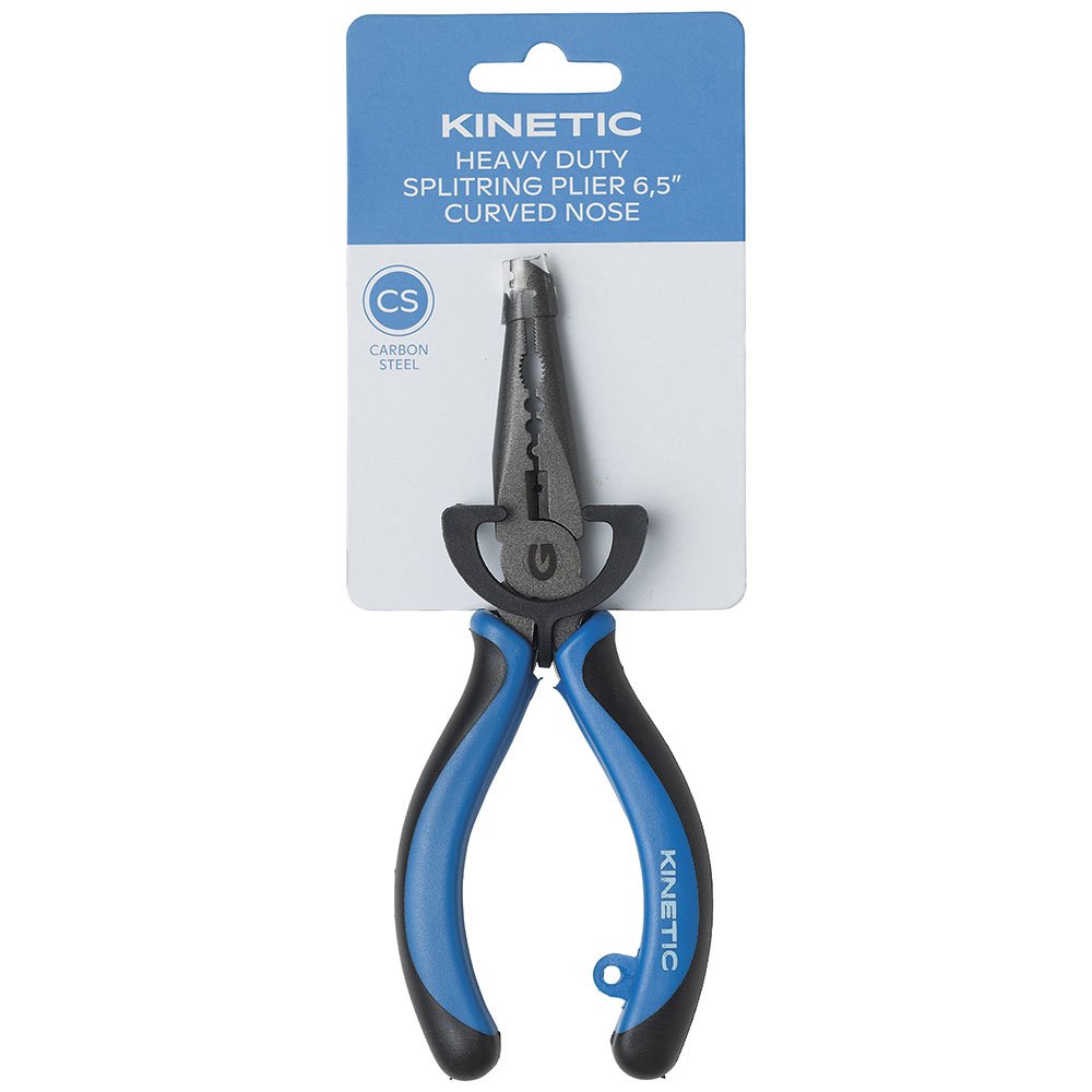 Купить Kinetic G178-202-068 Heavy Duty Splitring Плоскогубцы с изогнутым носом Голубой Blue / Black 16 cm  7ft.ru в интернет магазине Семь Футов