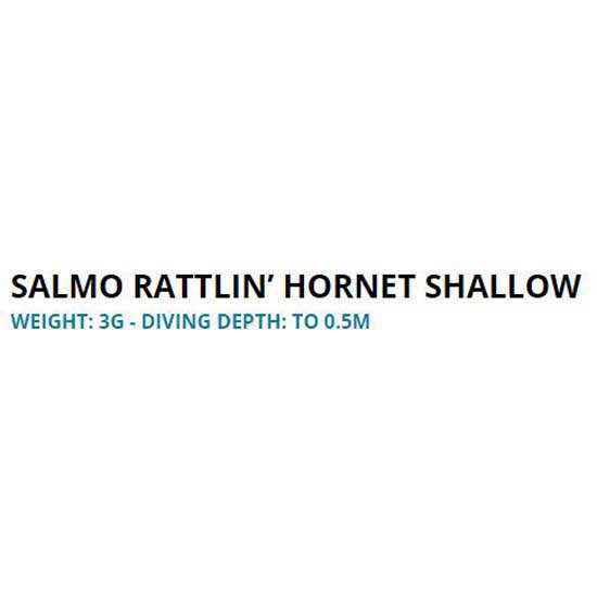 Купить Salmo QRH446 Rattlin Hornet 45 Mm 3g Многоцветный  Green Tiger 7ft.ru в интернет магазине Семь Футов