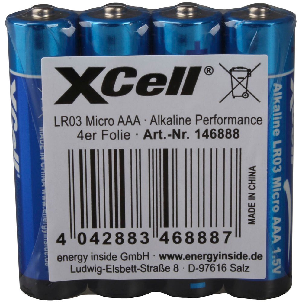 Купить Xcell XLR03-4S LR03 XLR03-4S Щелочные батареи типа ААА 40 единицы измерения Серебристый White 7ft.ru в интернет магазине Семь Футов