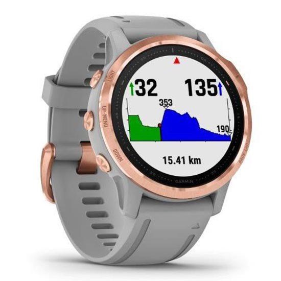 Купить Garmin 010-02159-21 Fenix 6S Sapphire Часы Серый  Grey / Rose Gold 7ft.ru в интернет магазине Семь Футов