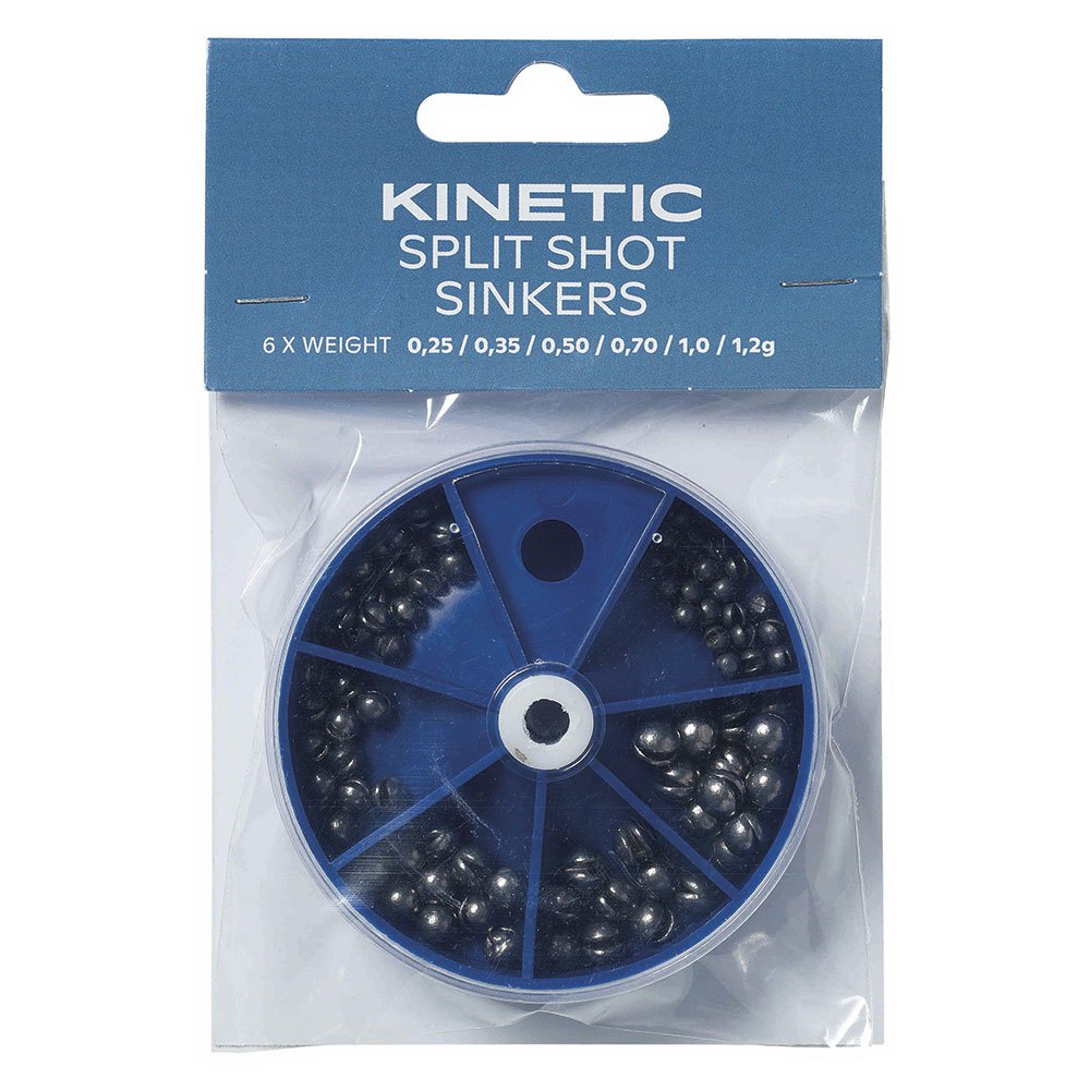 Купить Kinetic F646-178-275 Split Shot Вести Серый  Blue 0.25/0.35/0.50/0.70/1.0/1.2 g  7ft.ru в интернет магазине Семь Футов