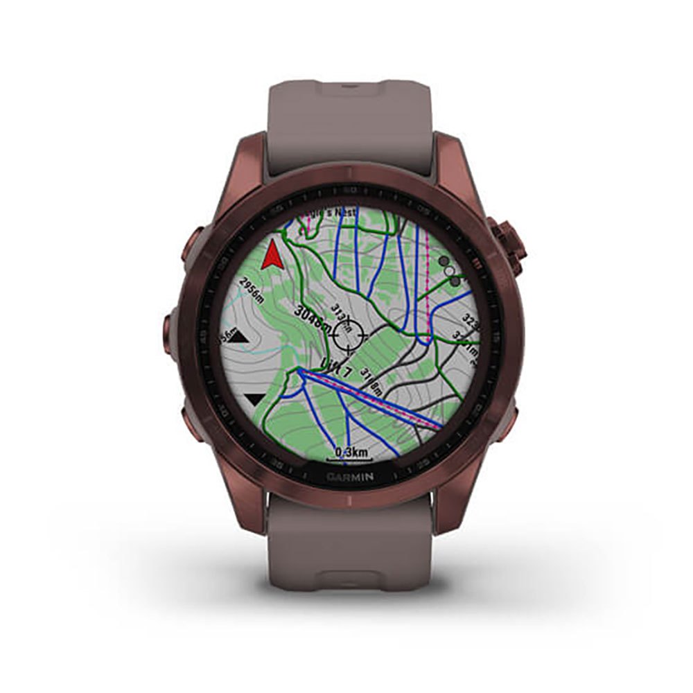 Купить Garmin 010-02539-29 Fenix 7S Sapphire Solar Часы Коричневый Dark Bronze Titanium / Shale Gray 7ft.ru в интернет магазине Семь Футов