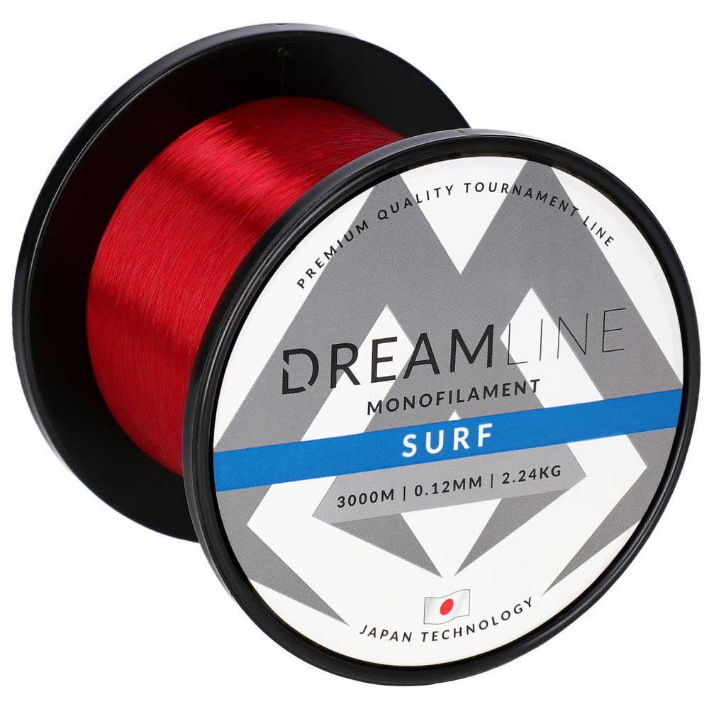 Купить Mikado ZDL800-3000-012 Dreamline Surf Мононить 3000 м Красный Red 0.120 mm  7ft.ru в интернет магазине Семь Футов