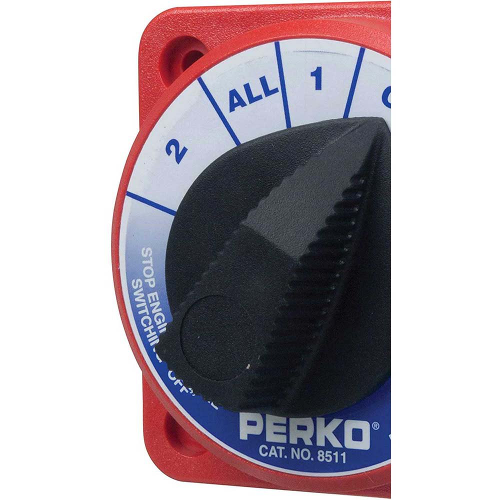 Купить Perko 9-8511DP Нет блокировки Compact Переключатель батареи Красный Red 7ft.ru в интернет магазине Семь Футов