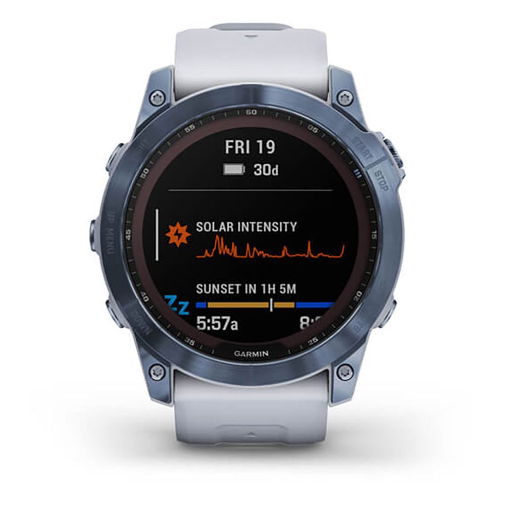 Купить Garmin 010-02541-15 Fenix 7X Sapphire Solar Часы Белая  Mineral Blue Titanium / Whitestone 7ft.ru в интернет магазине Семь Футов