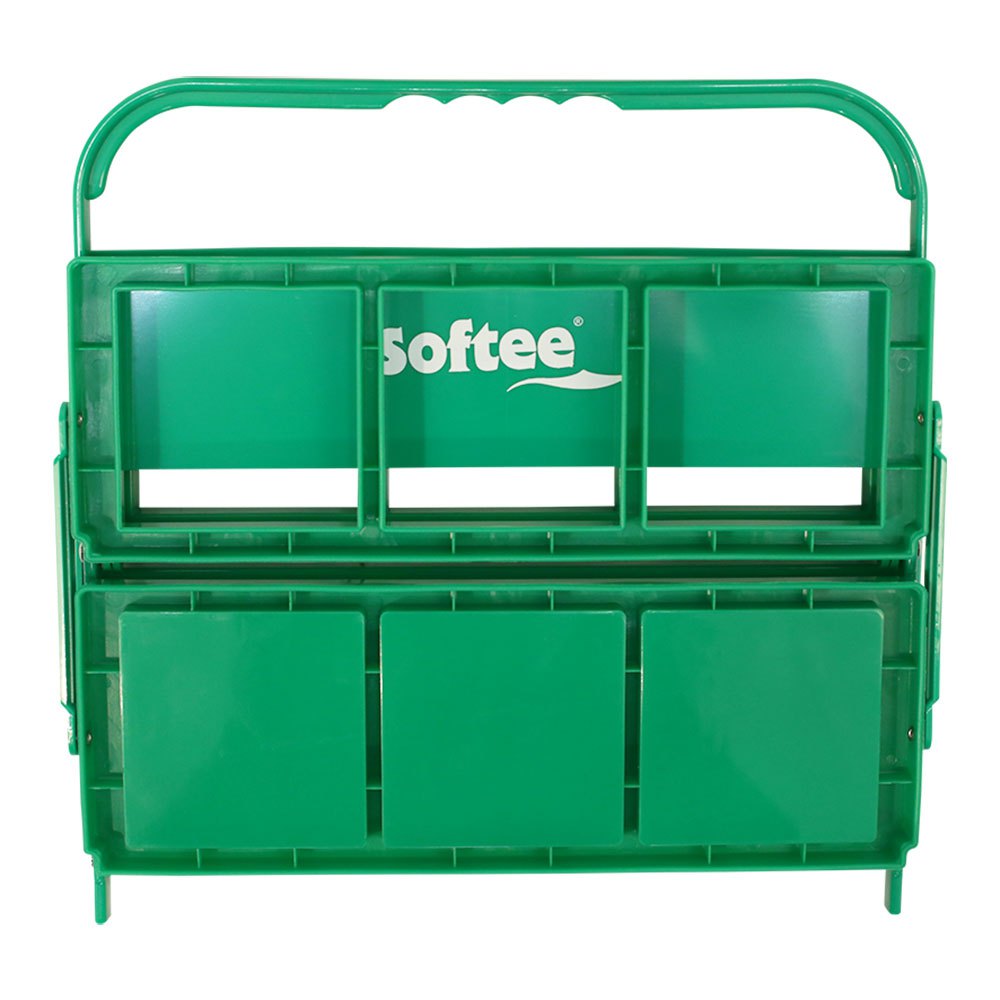 Купить Softee 24130.004.160 Складная сумка-переноска для 6 Бутылки Зеленый Green 7ft.ru в интернет магазине Семь Футов