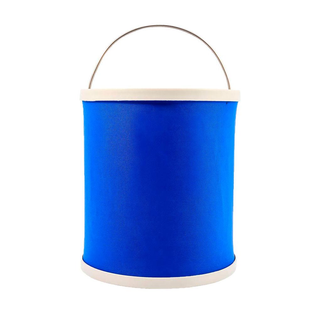 Купить Camco 117-42993 Collapsible Bucket Голубой  Blue / White 11.5 Liters  7ft.ru в интернет магазине Семь Футов