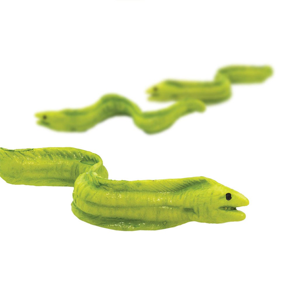 Купить Safari ltd S100230 Moray Eels Good Luck Minis Фигура Зеленый Green From 3 Years  7ft.ru в интернет магазине Семь Футов