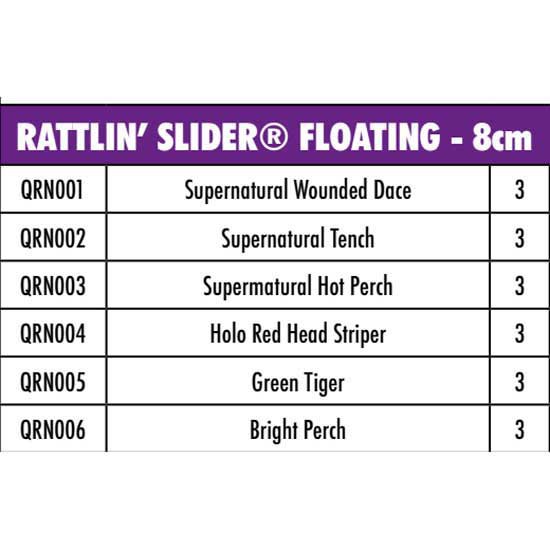 Купить Salmo QRN001 Rattlin Slider 80 Mm Многоцветный  Supernatural Wounded Dace 7ft.ru в интернет магазине Семь Футов