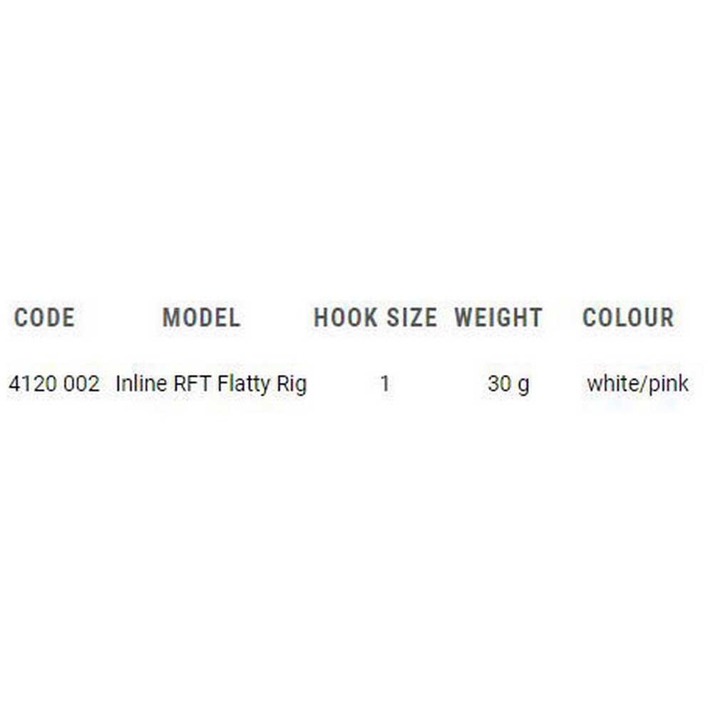 Купить Zebco 4120002 Inline RFT Flatty Буровая линия Многоцветный White / Pink 30 g  7ft.ru в интернет магазине Семь Футов