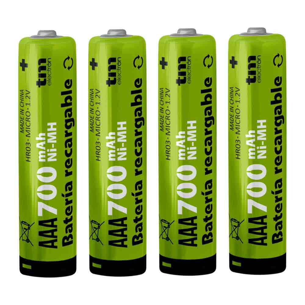 Купить Tm electron TMVH-AAA700H4 R03 NI-MH x4 Аккумуляторы ААА 700mAh Бесцветный Green 7ft.ru в интернет магазине Семь Футов