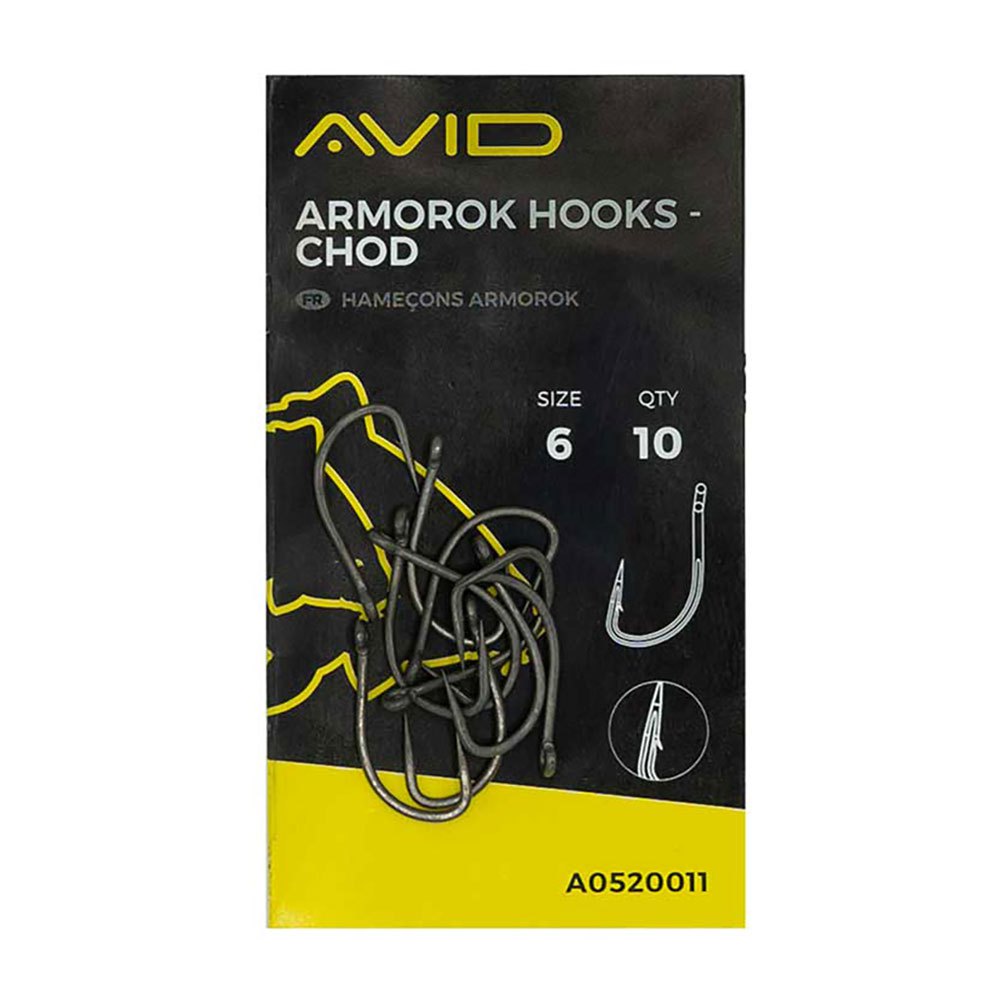 Купить Avid carp A0520012 Armorok Chod Крюк Черный  Black Nickel 8  7ft.ru в интернет магазине Семь Футов