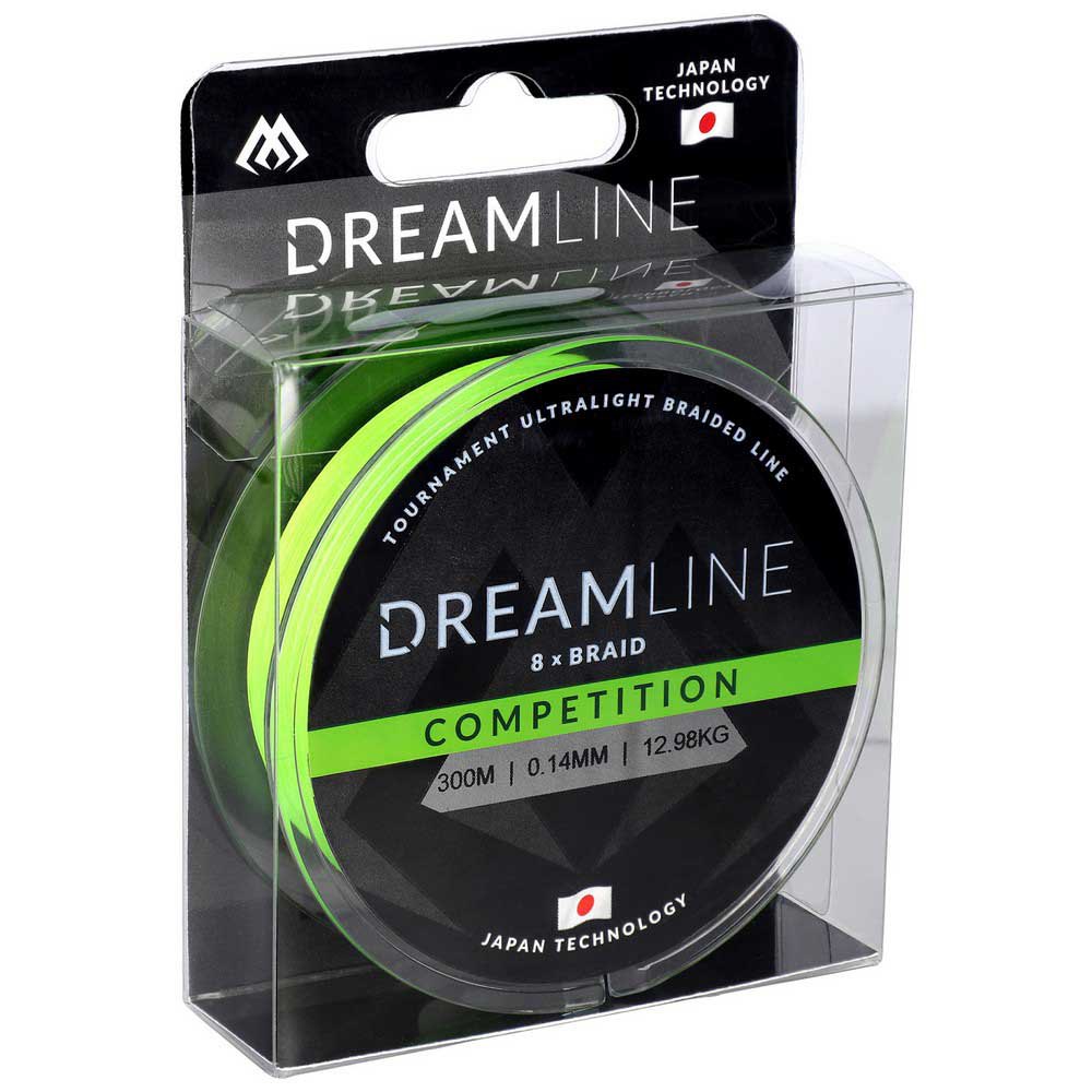 Купить Mikado ZDL000FG-300-016 Dreamline Competition Плетеная леска 300 м Зеленый Fluo Green 0.160 mm  7ft.ru в интернет магазине Семь Футов