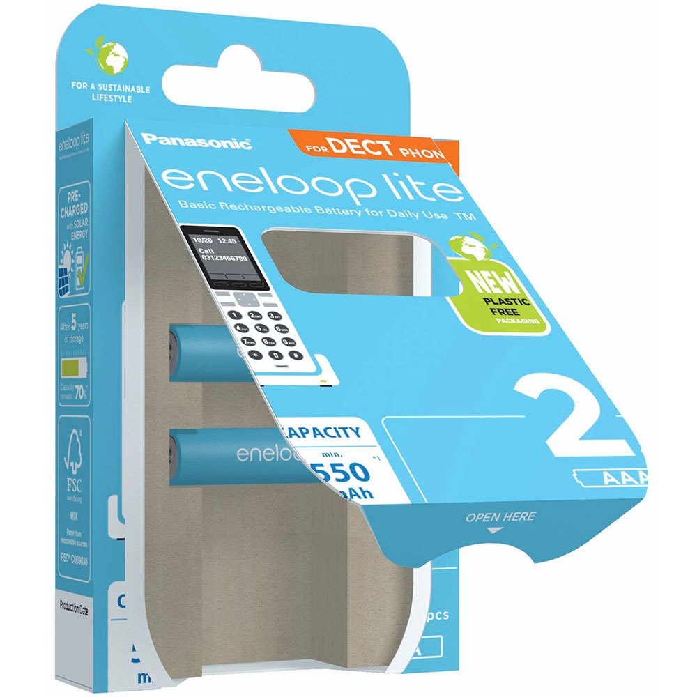 Купить Eneloop BK-4LCCE/2DE Аккумуляторная батарея 550mAh 2 единицы измерения Серебристый Silver 7ft.ru в интернет магазине Семь Футов