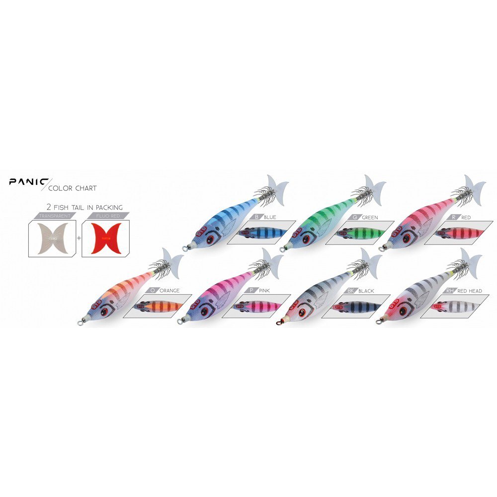 Купить DTD 10135-BK Джибионера Panic Fish 3.0 80 Mm 14g Многоцветный Black 7ft.ru в интернет магазине Семь Футов