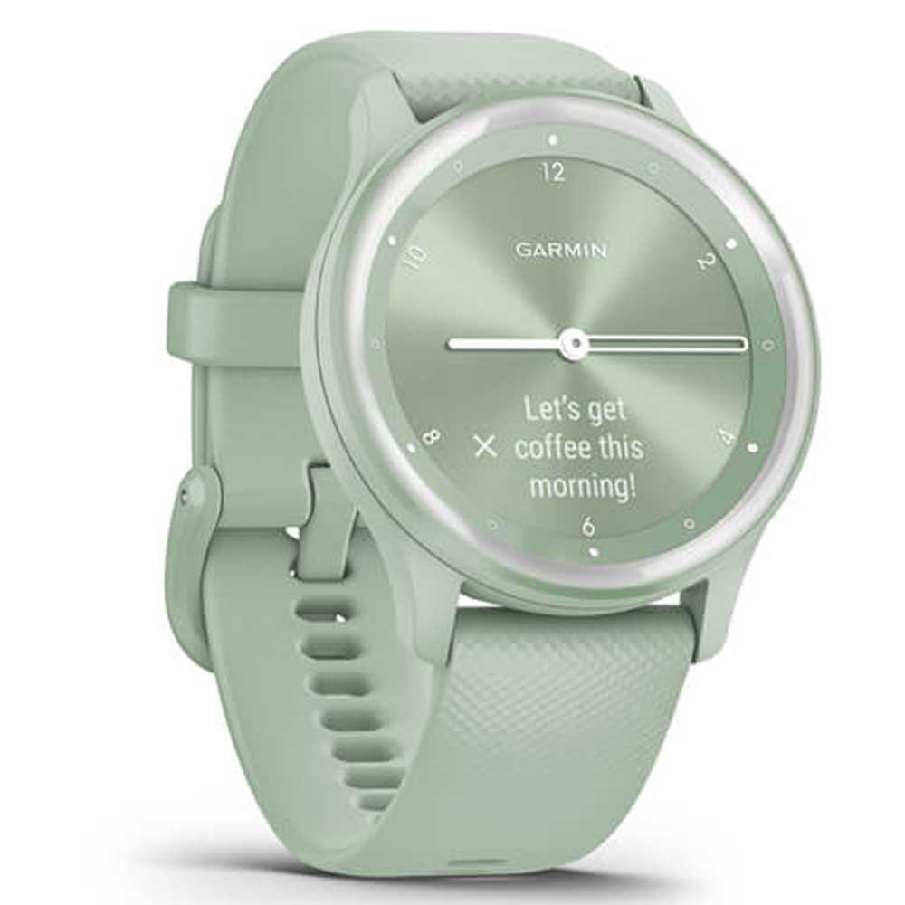 Купить Garmin 010-02566-03 Vívomove® Sport Часы Зеленый  Cool Mint / Silver 7ft.ru в интернет магазине Семь Футов