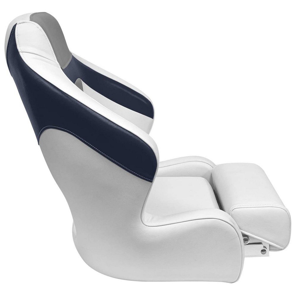 Купить Wise seating 144-33381773 Baja XL Bucket Flip Up Bolster Сиденье Белая White / Grey / Midnight 7ft.ru в интернет магазине Семь Футов