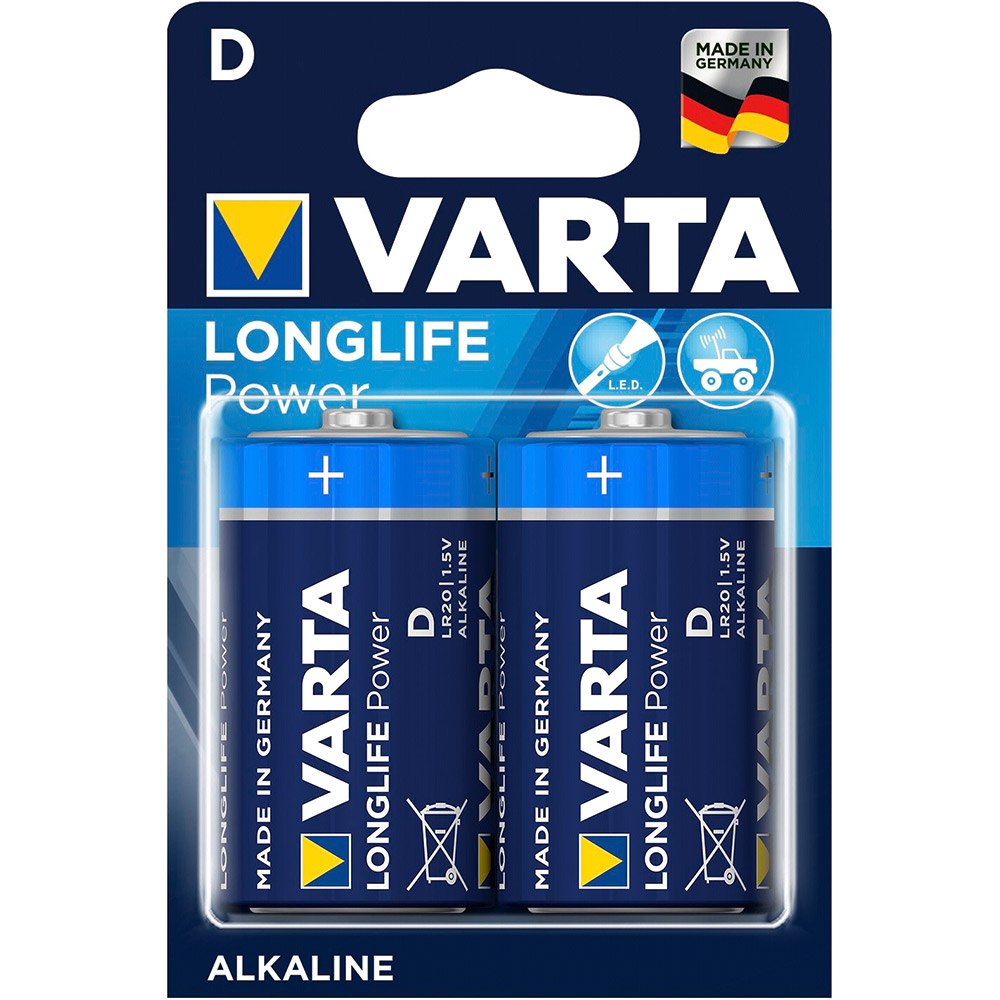 Купить Varta 4920121412 Longlife Power Mono D LR20 Аккумуляторы Голубой Blue 7ft.ru в интернет магазине Семь Футов