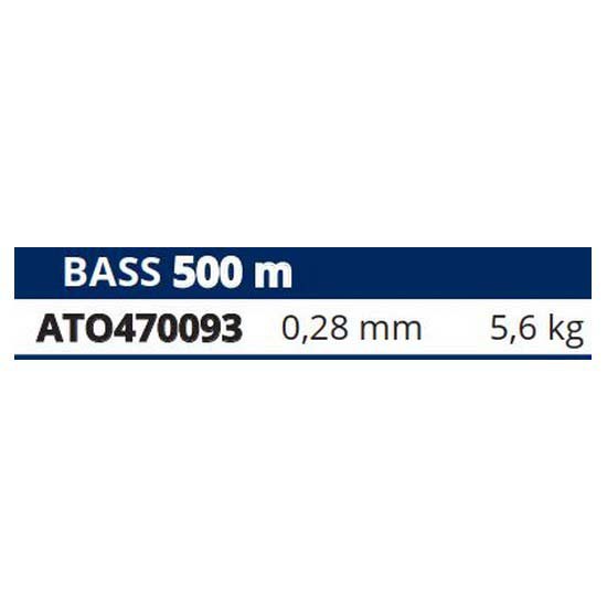 Купить Tortue ATO470093 Bass Мононить 500 M Голубой  Blue 0.280 mm  7ft.ru в интернет магазине Семь Футов