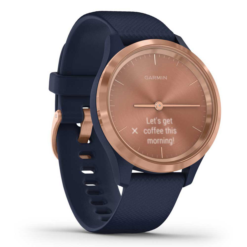 Купить Garmin 010-02238-03 Vivomove 3S Sport Часы Голубой  Rose Gold / Navy 7ft.ru в интернет магазине Семь Футов