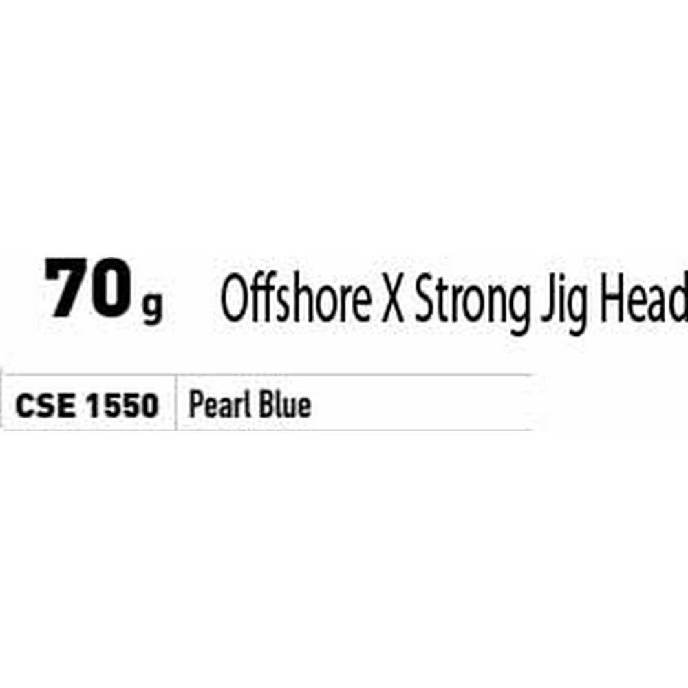 Купить Fiiish CSE1550 Crazy Sand Eel Offshore X Strong Джиг-голова Серебристый Pearl Blue 70 g  7ft.ru в интернет магазине Семь Футов