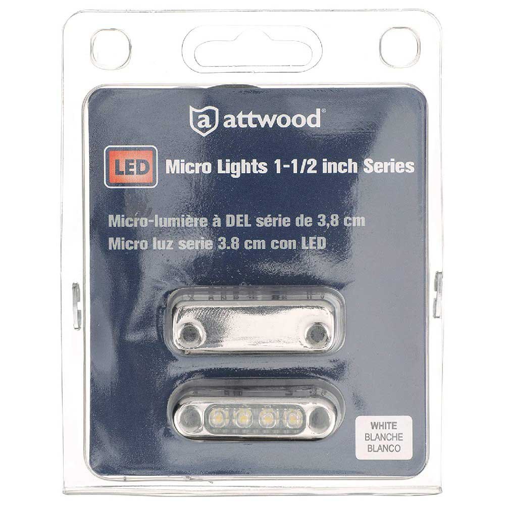 Купить Attwood ATT-6350W7 LED Micro Легкая вертикальная установка Серебристый White 7ft.ru в интернет магазине Семь Футов