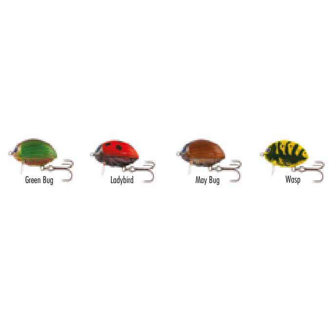 Купить Salmo QBG001 Lil Bug 30 Mm 4.3g Красный  Green Bug 7ft.ru в интернет магазине Семь Футов