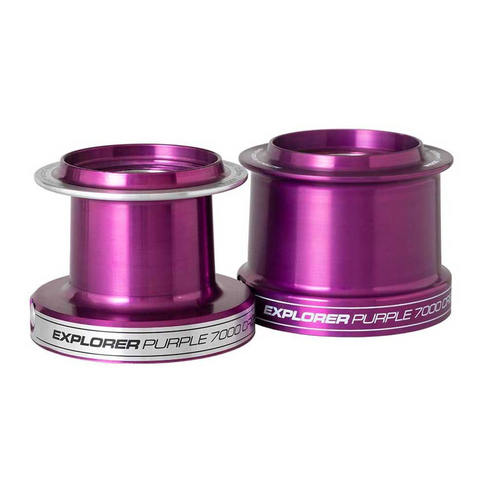 Купить Cinnetic VI-8436544039114 Explorer Purple CRBK Катушка Для Серфинга Серебристый Purple 7000  7ft.ru в интернет магазине Семь Футов