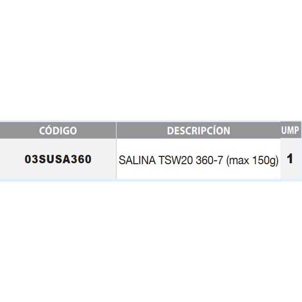 Купить Sunset 03SUSA360 Salina TSW 20 Удочка Для Серфинга Голубой 3.60 m  7ft.ru в интернет магазине Семь Футов