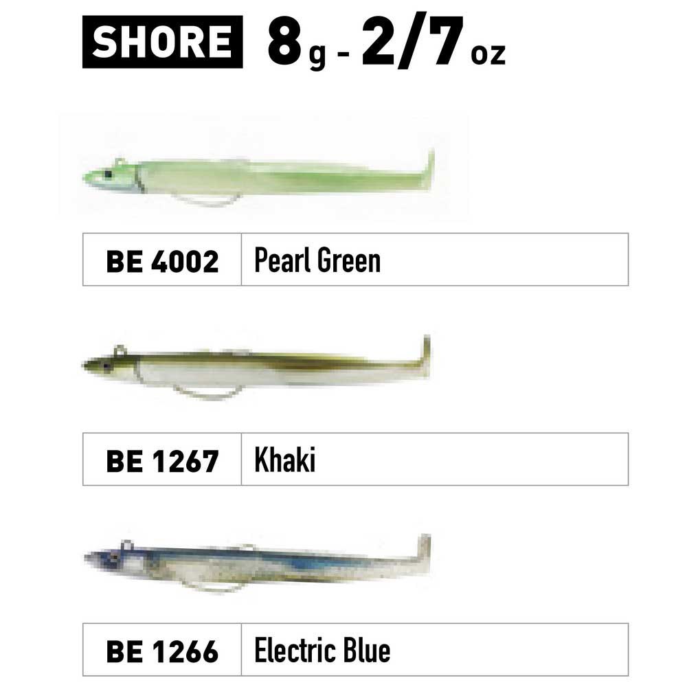 Купить Fiiish BE4002 Black Eel Combo Shore Мягкая приманка 110 mm 8g Голубой Pearl Green 7ft.ru в интернет магазине Семь Футов