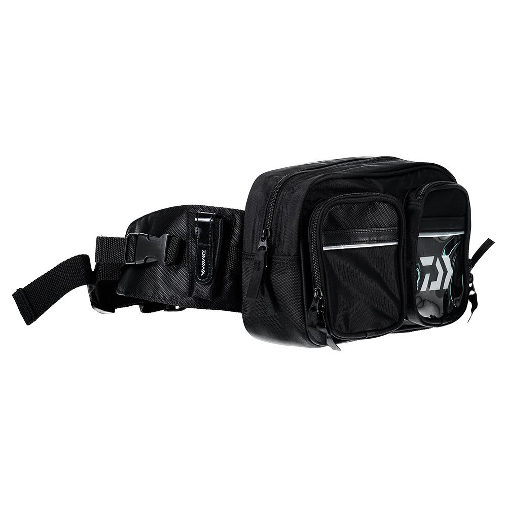 Купить Daiwa DF1202 Logo Поясная сумка Черный  Black 25 x 10 x 17 cm  7ft.ru в интернет магазине Семь Футов