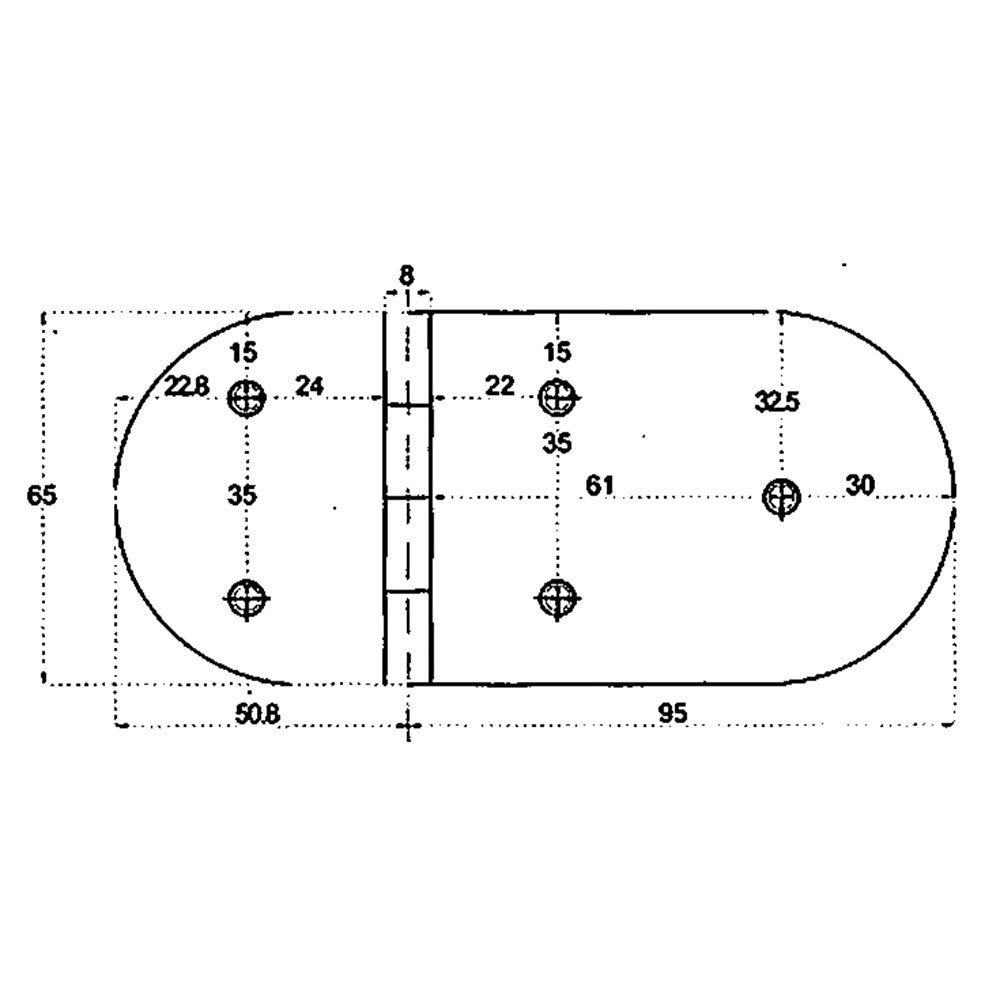 Купить A.a.a. 4949343 145x65x4 mm Перевернутая петля из нержавеющей стали с болтами Prisioner Серебристый Silver 7ft.ru в интернет магазине Семь Футов