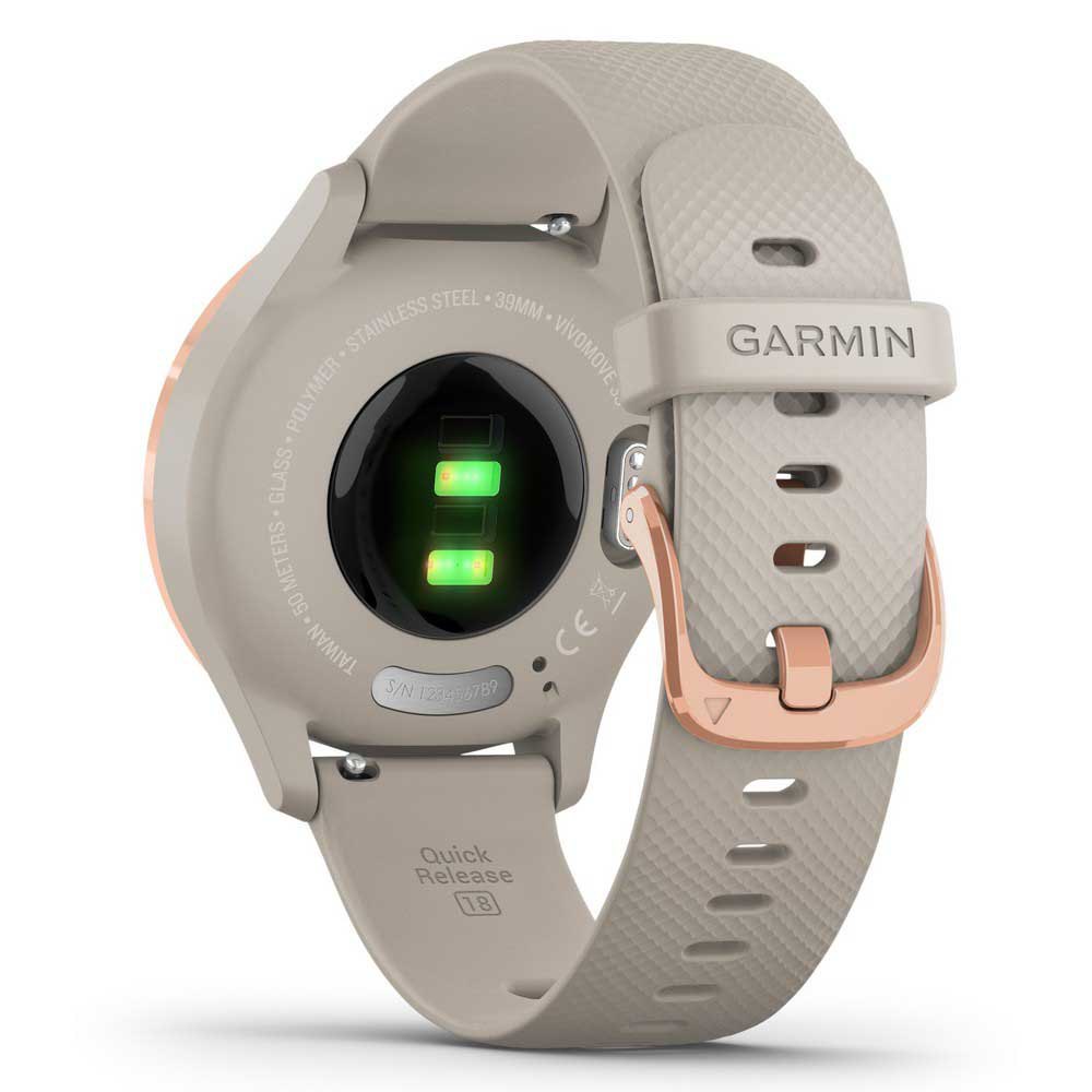 Купить Garmin 010-02238-02 Vivomove 3S Sport Часы Белая  Rose Gold / Tundra 7ft.ru в интернет магазине Семь Футов