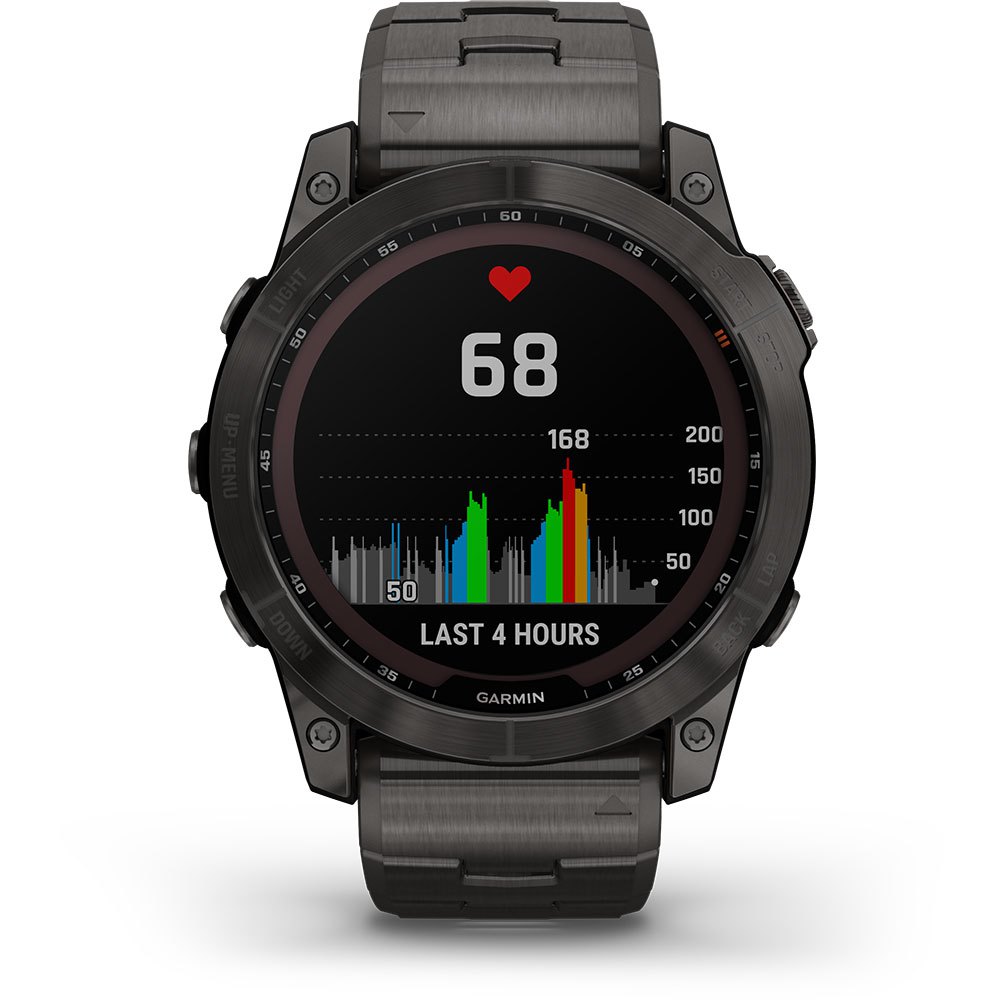 Купить Garmin 010-02541-11 Fenix 7X Sapphire Solar Часы Черный  Carbon Grey DLC Titanium / Black 7ft.ru в интернет магазине Семь Футов