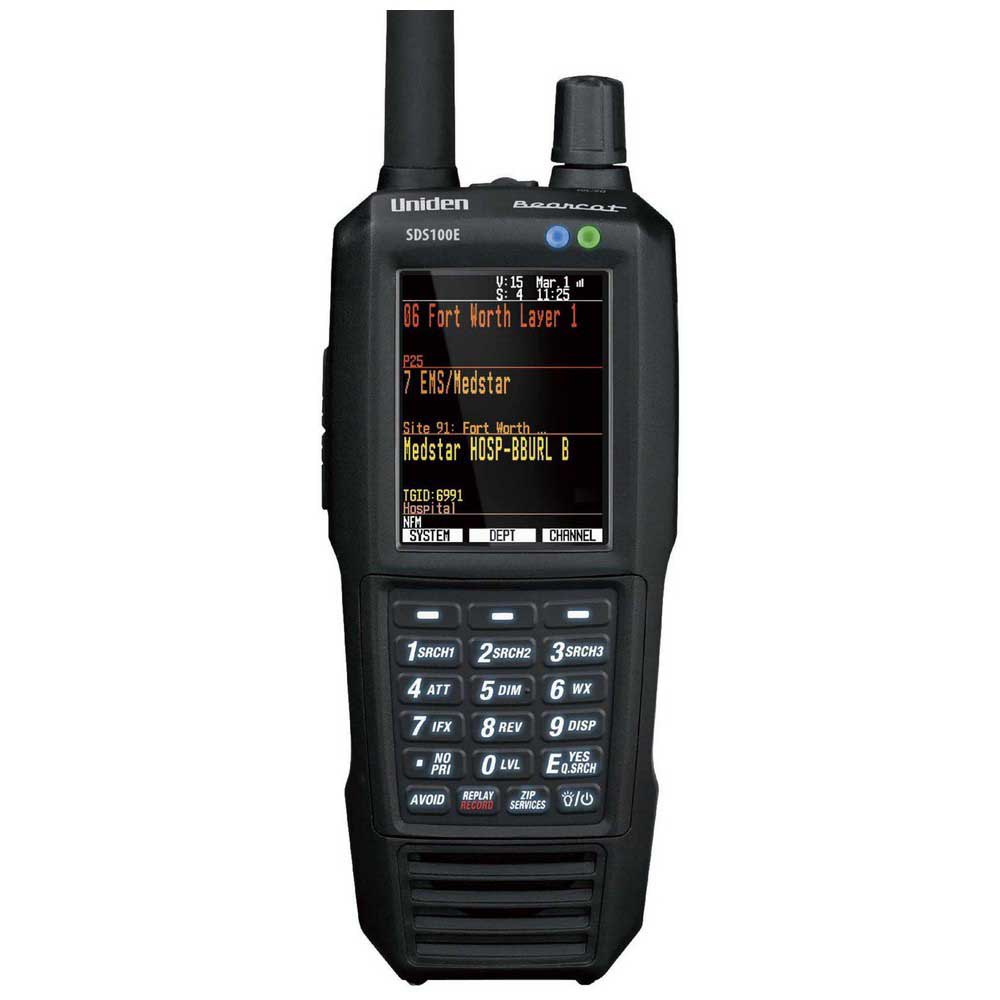 Купить Uniden PNI-SDS100EDN SDS100E Портативный радиочастотный сканер Черный Black 7ft.ru в интернет магазине Семь Футов