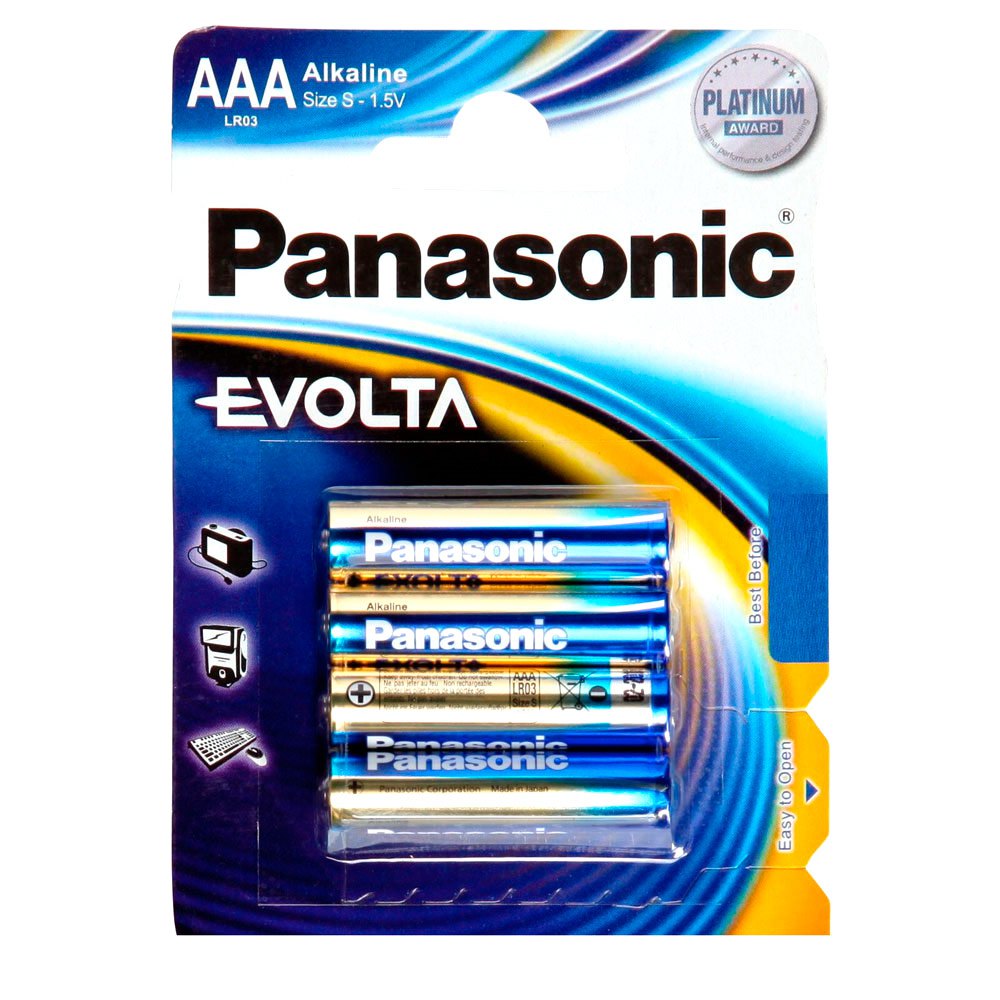 Купить Panasonic LR03EGE/4BP 1x4 Evolta LR 03 Micro Аккумуляторы Голубой Blue 7ft.ru в интернет магазине Семь Футов