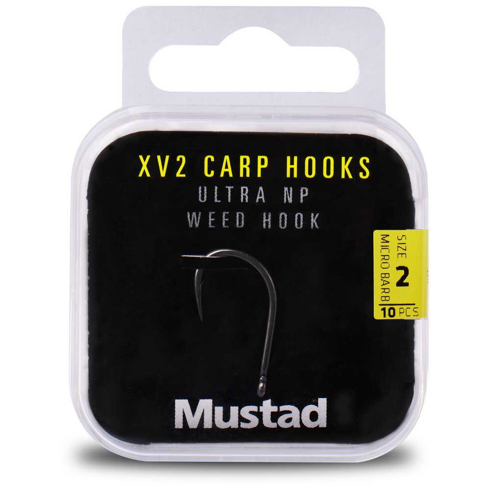 Купить Mustad 60562NP-TX-8-Y10 Ultrapoint Carp Xv2 Weed Колючий Одноглазый Крючок Золотистый TitanX 8  7ft.ru в интернет магазине Семь Футов