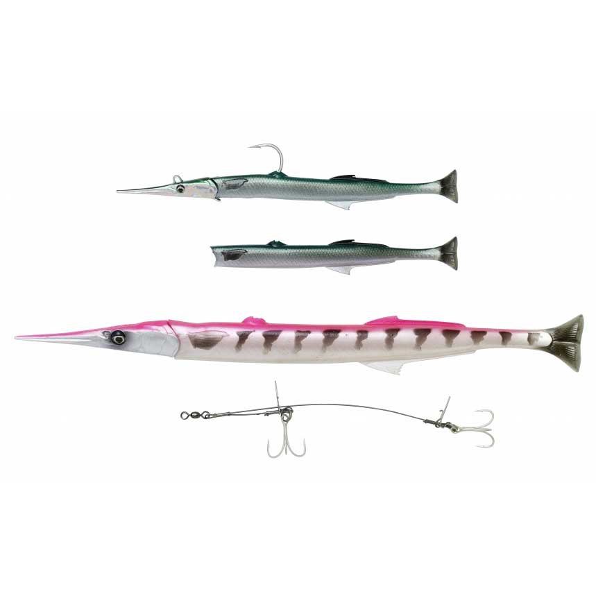 Купить Savage gear 69715 3D Line Thru Needlefish Pulsetail 300 Mm 66g 2+1 Единицы Многоцветный Pink Barracuda 7ft.ru в интернет магазине Семь Футов
