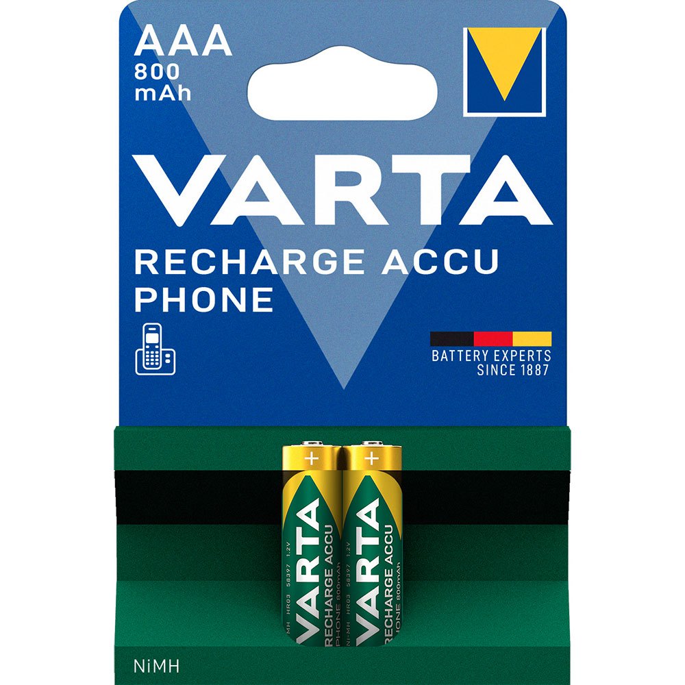 Купить Varta 58398101402 NiMH 800mAh AAA 1x2 NiMH 800mAh AAA Аккумуляторы Серебристый Silver 7ft.ru в интернет магазине Семь Футов