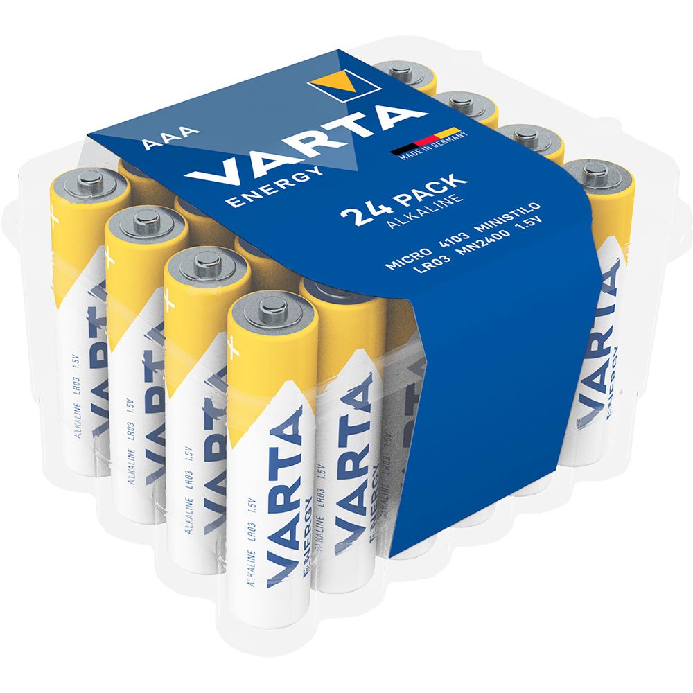 Купить Varta 04103229224 1x24 Energy Micro AAA LR 3 Аккумуляторы Голубой Blue 7ft.ru в интернет магазине Семь Футов