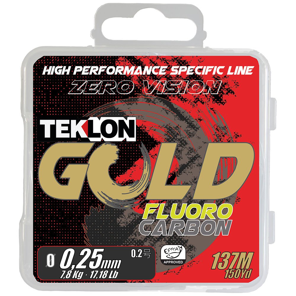 Купить Teklon 1700000006161 Gold 137 m Фторуглерод Бесцветный 0.350 mm  7ft.ru в интернет магазине Семь Футов