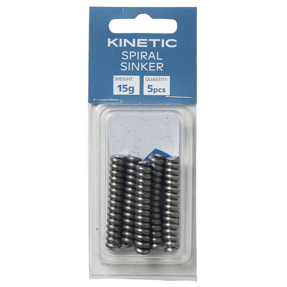 Купить Kinetic F638-178-209 Spiral Sinker Вести Черный  Grey 20 g  7ft.ru в интернет магазине Семь Футов