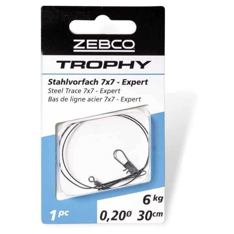 Купить Zebco 2374009 Trophy Steel Trace 7 X7 Expert Стальная Линия 9кг Черный Silver 30 cm  7ft.ru в интернет магазине Семь Футов